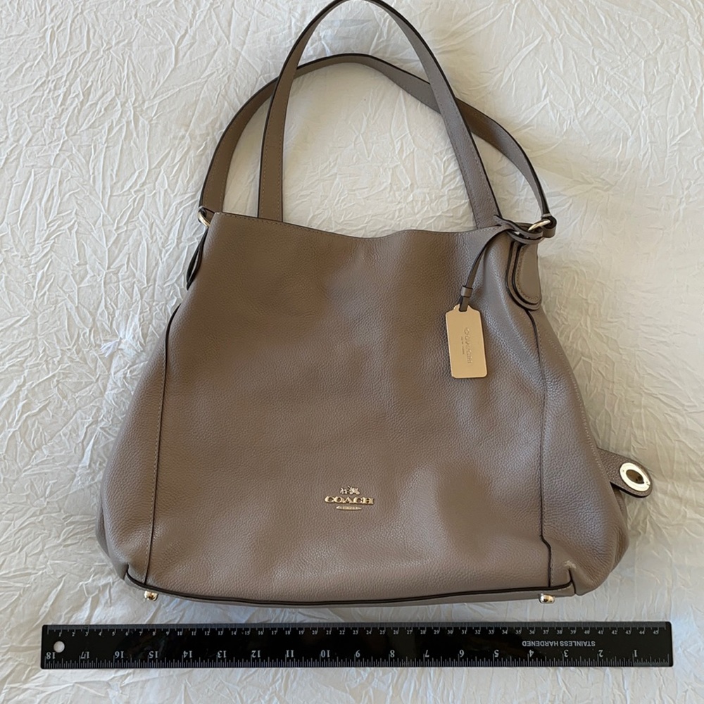 Taupe Coach bag